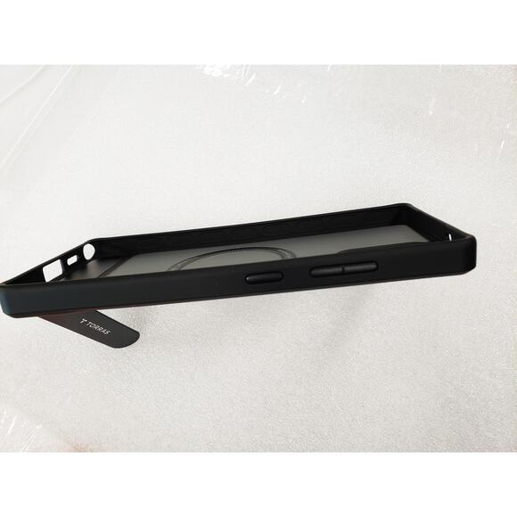 Torras Stand Case For Samsung Galaxy S25 Ultra w kickstand Matte Frost Black - Picture 10 of 12